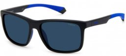 Gafas de Sol - Polaroid - PLD 7043/S - 0VK (C3) MATTE BLACK BLUE // BLUE POLARIZED