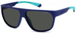 Gafas de Sol - Polaroid - PLD 7053/S - FLL (M9) MATTE BLUE // GREY POLARIZED