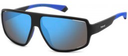 Gafas de Sol - Polaroid - PLD 7054/S - 0VK (5X) MATTE BLACK BLUE // BLUE MIRROR POLARIZED