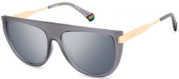 Gafas de Sol - Polaroid - PLD 6221/S/X - RIW (EX) MATTE GREY // GREY SILVER MIRROR POLARIZED