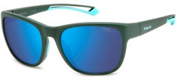 Gafas de Sol - Polaroid - PLD 7051/S - DLD (QG) MATTE GREEN // BLUE MIRROR POLARIZED HIGH CONTRAST