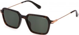 Gafas de Sol - Police - SPLL10 - 0722  SHINY DARK HAVANA // GREEN