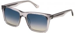 Gafas de Sol - Police - SPLN35 - 04G0  SHINY TRANSPARENT GREY // BLUE GRADIENT YELLOW