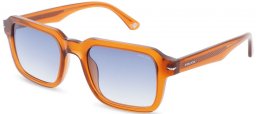 Gafas de Sol - Police - SPLN36 - 06A9  SHINY TRANSPARENT OCHRE // BLUE GRADIENT