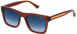 Gafas de Sol - Police - SPLP56  - 06PQ  TRANSPARENT BROWN // BLUE GRADIENT