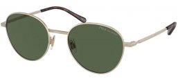 Gafas de Sol - POLO Ralph Lauren - PH3144 - 92119A  SHINY PALE GOLD // DARK GREEN POLARIZED