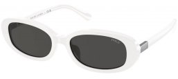 Gafas de Sol - POLO Ralph Lauren - PH4198U - 554487  SHINY WHITE // DARK GREY