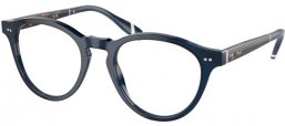 Monturas - POLO Ralph Lauren - PH2268 - 5470  SHINY TRANSPARENT BLUE