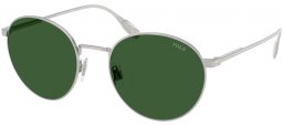 Gafas de Sol - POLO Ralph Lauren - PH3158 - 942371  BRUSHED SILVER // BOTTLE GREEN