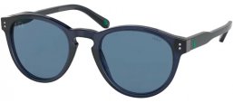 Gafas de Sol - POLO Ralph Lauren - PH4172 - 595580 SHINY TRANSPARENT BLUE // DARK BLUE