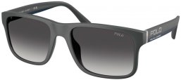 Lunettes de soleil - POLO Ralph Lauren - PH4195U - 55898G  MATTE DARK GREY // GREY GRADIENT