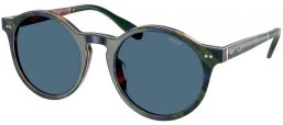 Gafas de Sol - POLO Ralph Lauren - PH4204U - 562180  BRIGHT TARTAN BLUE GREEN // DARK BLUE