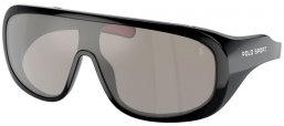 Gafas de Sol - POLO Ralph Lauren - PH4215U - 50016G  SHINY BLACK // LIGHT GREY MIRROR SILVER