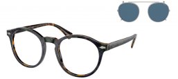 Gafas de Sol - POLO Ralph Lauren - PH4218 - 562180  SHINY TARTAN HAVANA JERRY // CLEAR + CLIP ON DARK BLUE