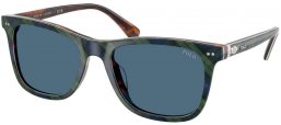 Gafas de Sol - POLO Ralph Lauren - PH4220U - 562180  BLUE GREEN BRIGHT TARTAN // DARK BLUE