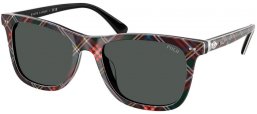 Gafas de Sol - POLO Ralph Lauren - PH4220U - 620287  SHINY TARTAN RED // DARK GREY