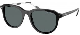 Gafas de Sol - POLO Ralph Lauren - PH4225 - 500181  SHINY BLACK // DARK GREY POLARIZED