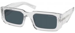 Gafas de Sol - Prada - SPR 06YS - 12R09T  TRANSPARENT GREY // DARK GREY