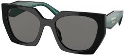 Gafas de Sol - Prada - SPR 15WS - 1AB5Z1 BLACK // DARK GREY POLARIZED