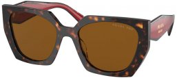 Gafas de Sol - Prada - SPR 15WS - 2AU5Y1 TORTOISE // DARK BROWN POLARIZED