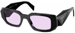 Gafas de Sol - Prada - SPR 17WS - 16K40J  BLACK // VIOLET