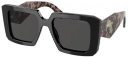 Gafas de Sol - Prada - SPR 23YS - 1AB5S0 BLACK // DARK GREY