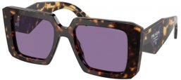 Gafas de Sol - Prada - SPR 23YS - 2AU05Q TORTOISE // VIOLET MIRROR INTERNAL SILVER