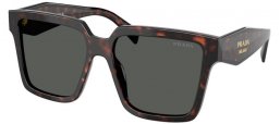 Gafas de Sol - Prada - SPR 24ZS - 17N40L  TORTOISE ROOT // DARK GREY