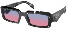 Gafas de Sol - Prada - SPR 27ZS - 15O60E  TORTOISE BLACK CRYSTAL // BLUE GRADIENT MAGENTA