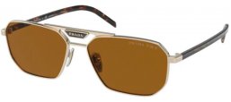 Gafas de Sol - Prada - SPR 58YS - ZVN5Y1 PALE GOLD // DARK BROWN POLARIZED