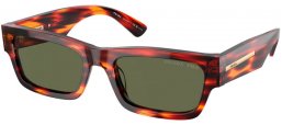 Gafas de Sol - Prada - SPR A03S - 13O03R  HAVANA RED // GREEN POLARIZED