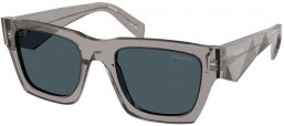 Gafas de Sol - Prada - SPR A06S - 16Z70B  TRANSPARENT DARK GREY // DARK GREY