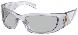 Gafas de Sol - Prada - SPR A14S - 12R30B  TRANSPARENT GREY // LIGHT GREY