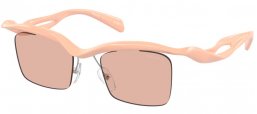 Gafas de Sol - Prada - SPR A15S - 18Q4I2  PEACH // LIGHT BROWN