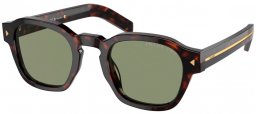 Gafas de Sol - Prada - SPR A16S - 17N20G  RADICA TORTOISE // LIGHT GREEN POLARIZED