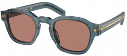 Gafas de Sol - Prada - SPR A16S - 17T05D  OCEAN TRANSPARENT // BROWN MIRROR INSIDE SILVER