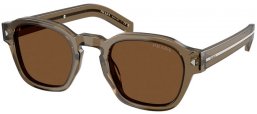 Gafas de Sol - Prada - SPR A16S - 18T70F  TRANSPARENT LAND // DARK BROWN