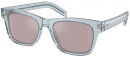 Gafas de Sol - Prada - SPR A17S - 19T80F  TRNASPARENT SKY BLUE // GREY POLARIZED GOLD MIRROR