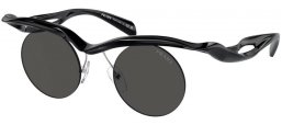 Gafas de Sol - Prada - SPR A18S - 1AB5S0  BLACK // DARK GREY