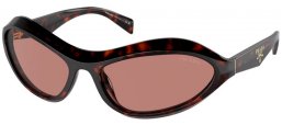 Gafas de Sol - Prada - SPR A20S - 17N10D  ROOT TORTOISE // LIGHT BROWN