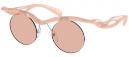 Gafas de Sol - Prada - SPR A24S - 12S0B8  OPAL PEACH // LIGHT BROWN