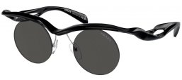 Gafas de Sol - Prada - SPR A24S - 1AB5S0  BLACK // DARK GREY