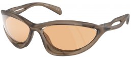 Gafas de Sol - Prada - SPR A26S - 16V10H  LODEN FROSTED // ORANGE MIRROR SILVER