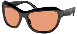 Gafas de Sol - Prada - SPR A27S - 16K07V  BLACK // ORANGE