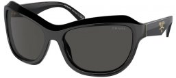 Gafas de Sol - Prada - SPR A27S - 16K5S0  BLACK // DARK GREY