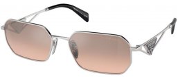 Gafas de Sol - Prada - SPR A51S - 1BC8J1  LIGHT GOLD // BROWN GRADIENT MIRROR SILVER