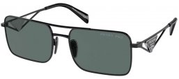 Gafas de Sol - Prada - SPR A52S - 1AB5Z1  BLACK // DARK GREY POLARIZED