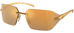 Gafas de Sol - Prada - SPR A56S - 15N80C  SATIN YELLOW GOLD // BROWN MIRROR MULTILAYER GOLD