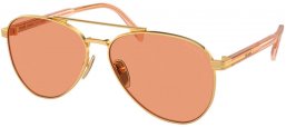 Gafas de Sol - Prada - SPR A58S - 5AK07V  GOLD // ORANGE