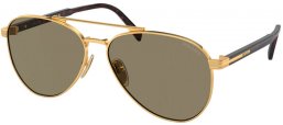 Gafas de Sol - Prada - SPR A58S - 5AK90F  GOLD // LIGHT BROWN